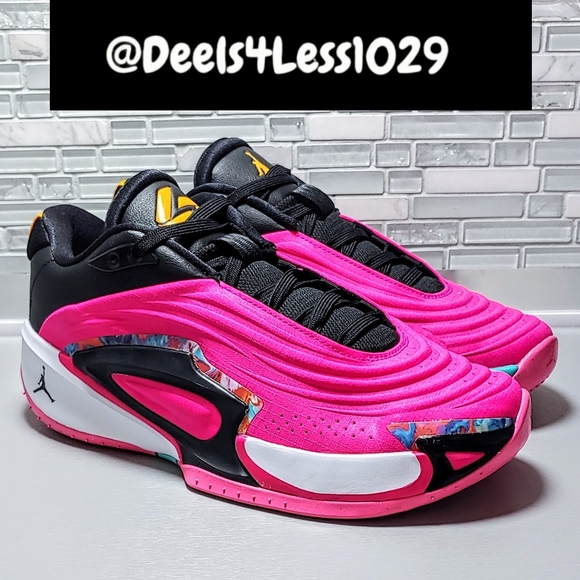 Jordan Luka 3 Imaginarium Kids Size 7Y/Womens 8.5 Pink Gold Hyper Jade Black - Picture 3 of 7